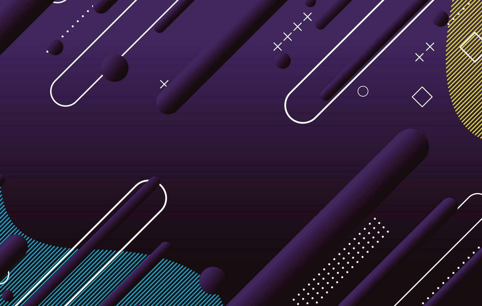 Abstract dark minimal geometric background design vector