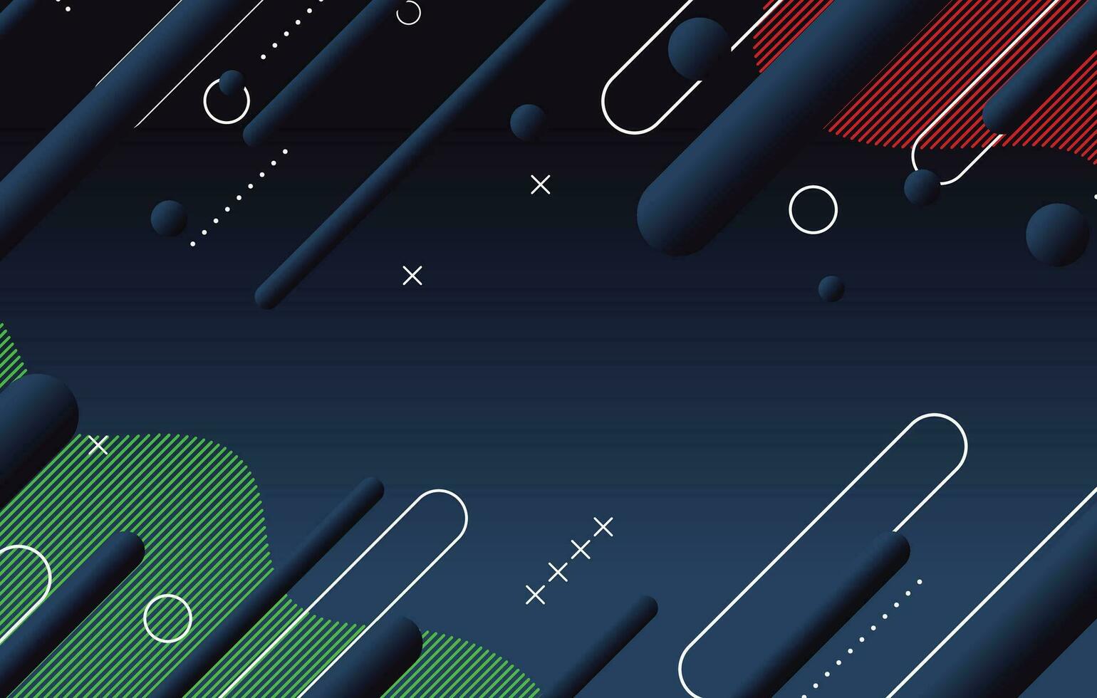 Abstract dark minimal geometric background design vector