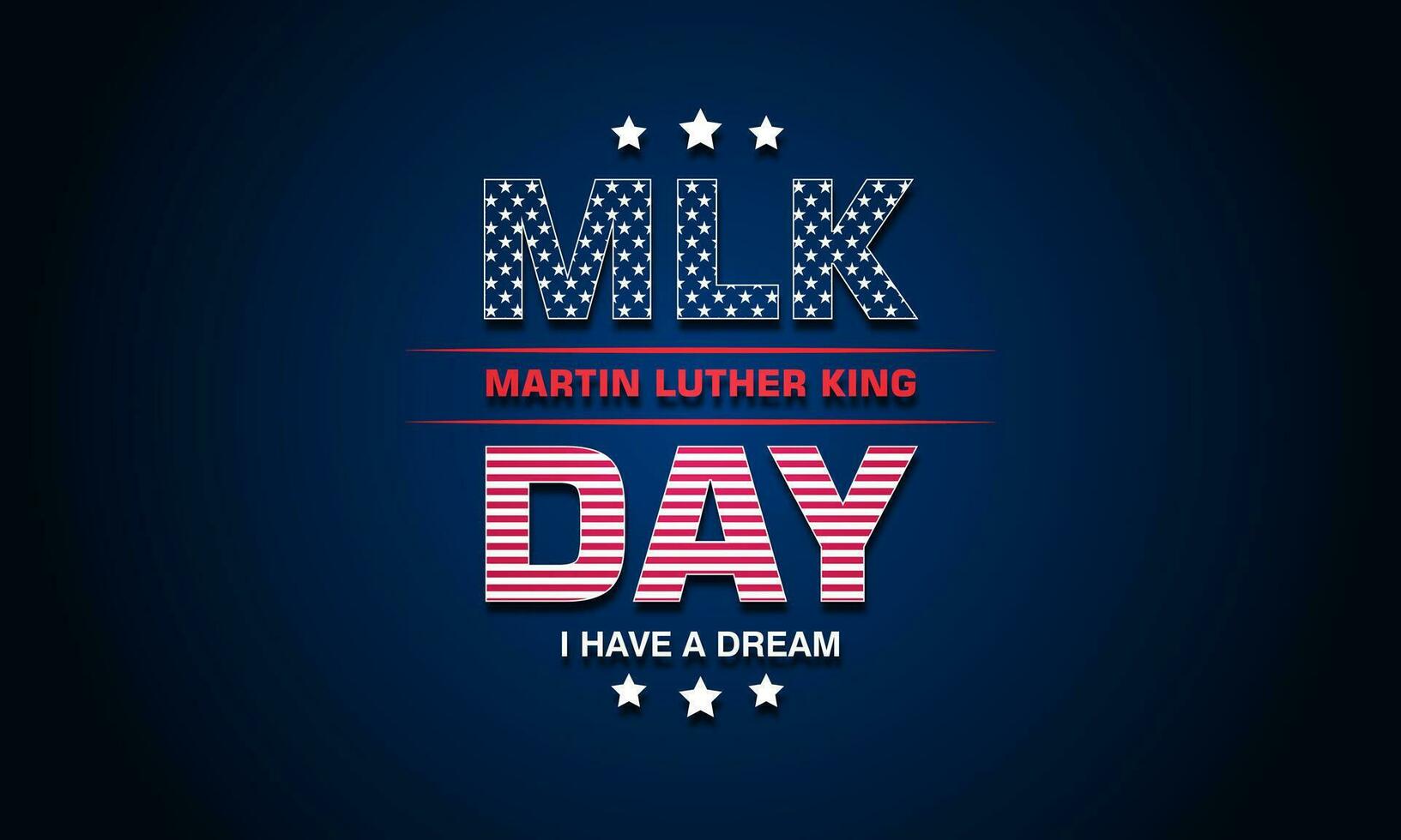 Happy Martin Luther King Jr. Day Background vector Illustration