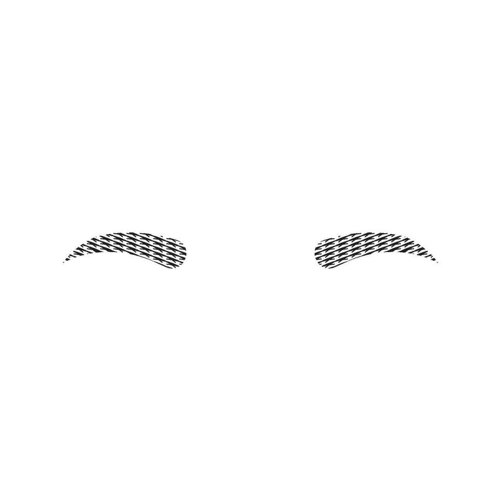 eyebrow icon vector