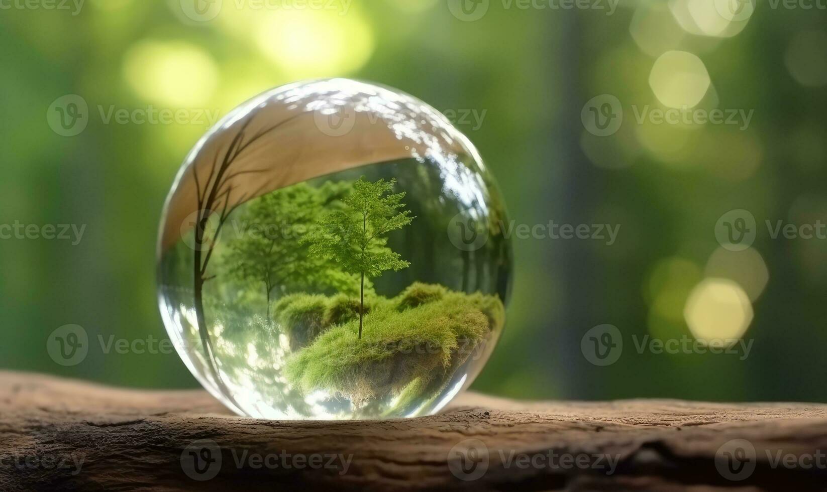 Planting trees to combat deforestation and climate change. Creating using generative AI tools photo