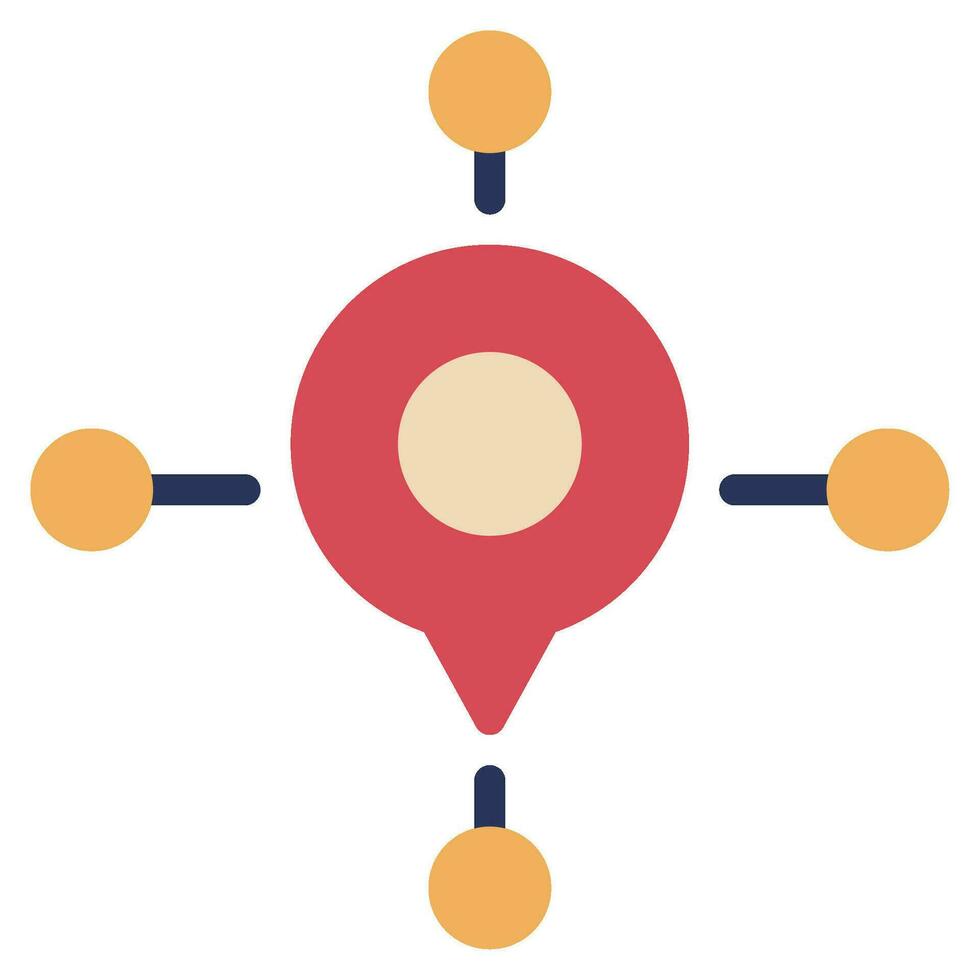 Node Icon Illustration, for UIUX, Infographic, etc vector