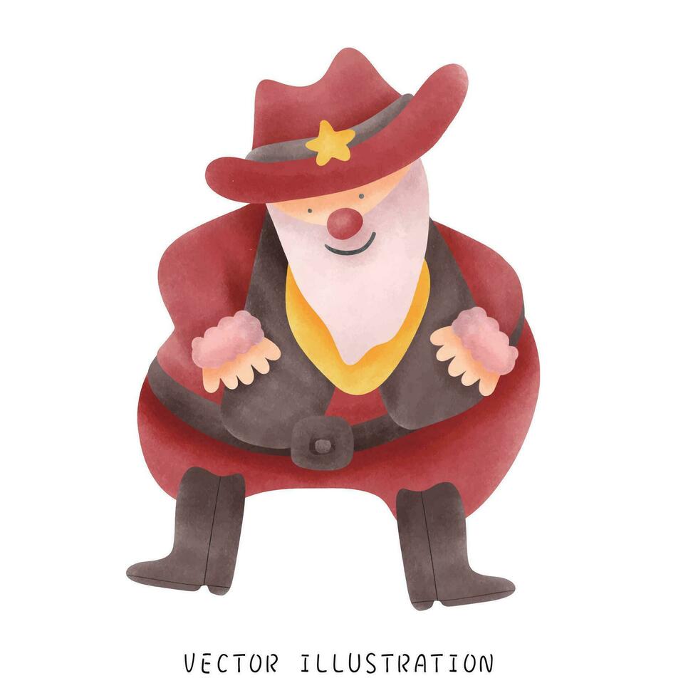 Adorable Penguin in Red Hat and Scarf Enjoying Christmas Coffee vector