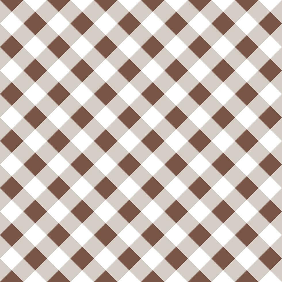 Brown plaid pattern background. plaid pattern background. plaid background. Seamless pattern. for backdrop, decoration, gift wrapping, gingham tablecloth. vector