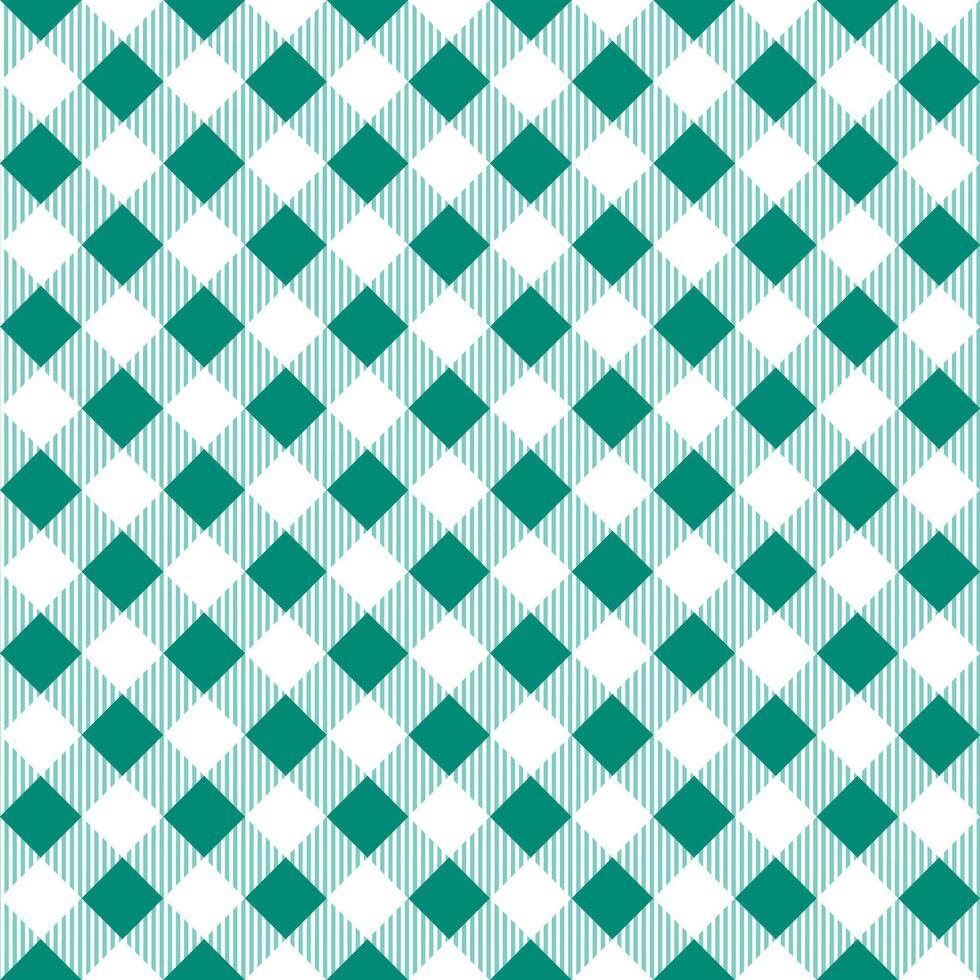 Green plaid pattern background. plaid pattern background. plaid background. Seamless pattern. for backdrop, decoration, gift wrapping, gingham tablecloth, blanket, tartan, fashion fabric print. vector