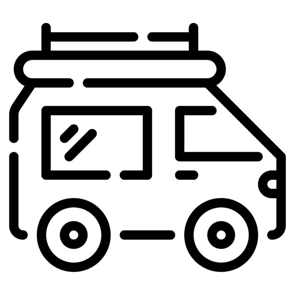 camioneta icono ilustración, para uiux, infografía, etc vector