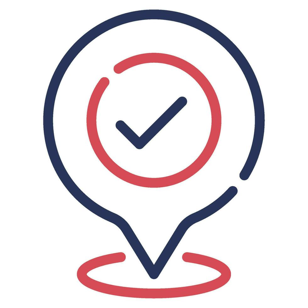 Checkpoint icon illustration, for uiux, infographic, etc vector