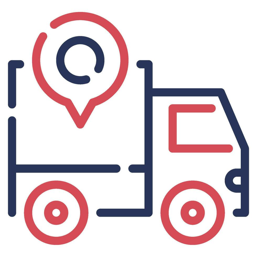Route icon illustration, for uiux, infographic, etc vector