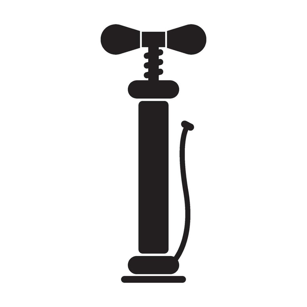 tire pump icon vector