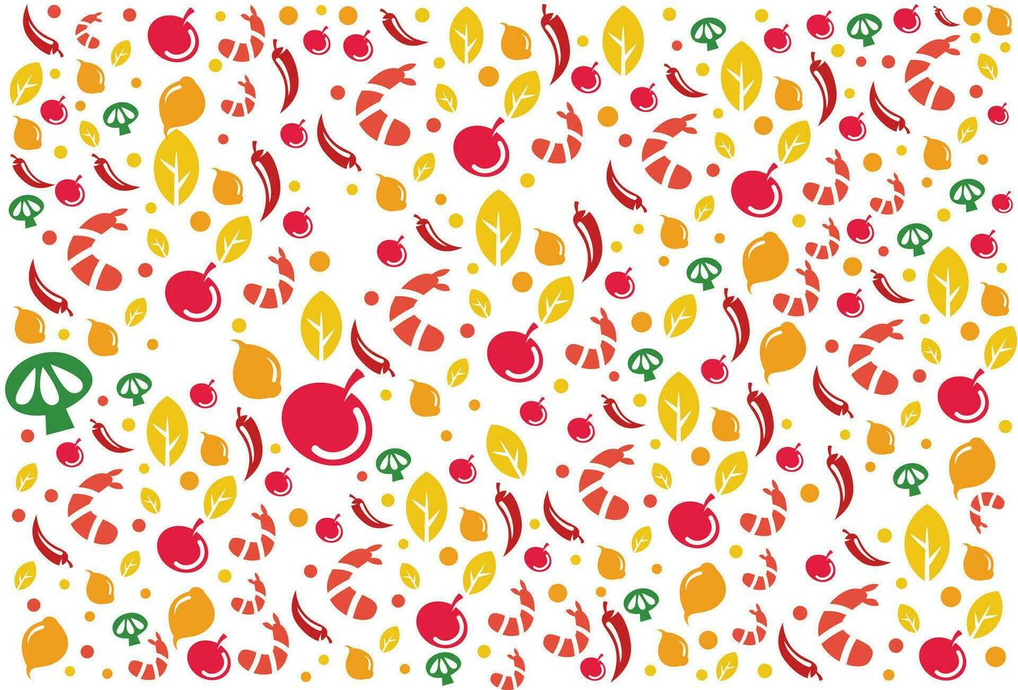 cooking spice pattern vector