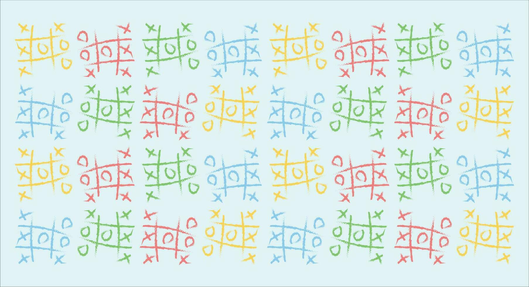 Hand draw pattern game abstract vector