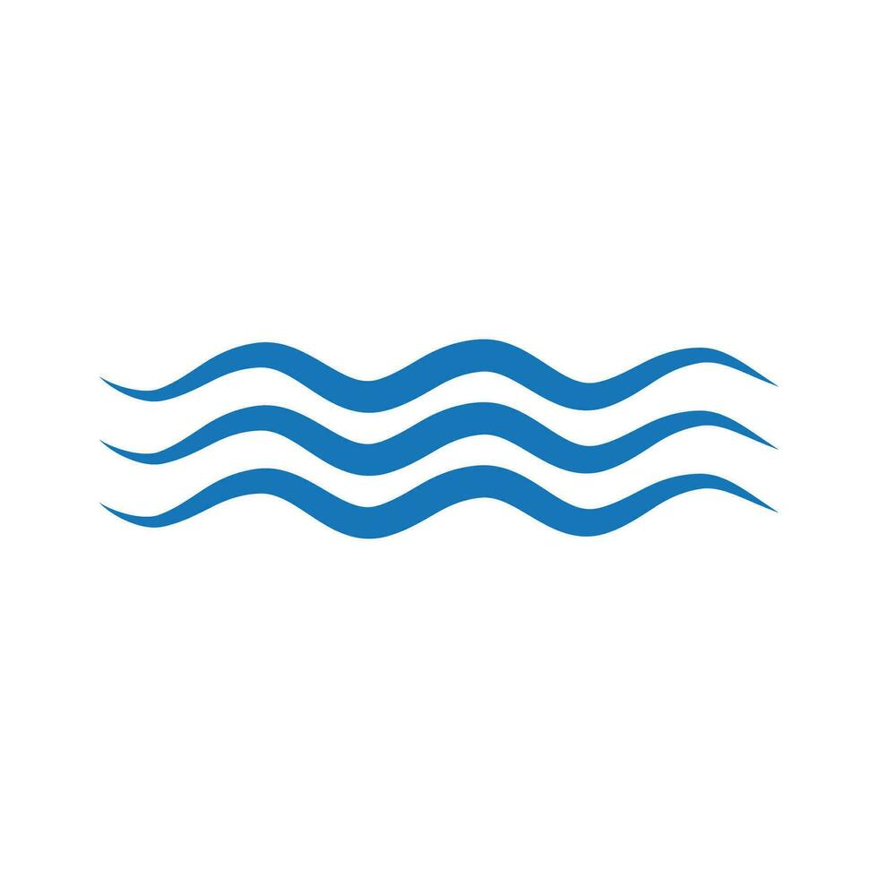 Water wave Logo vector and symbol Template