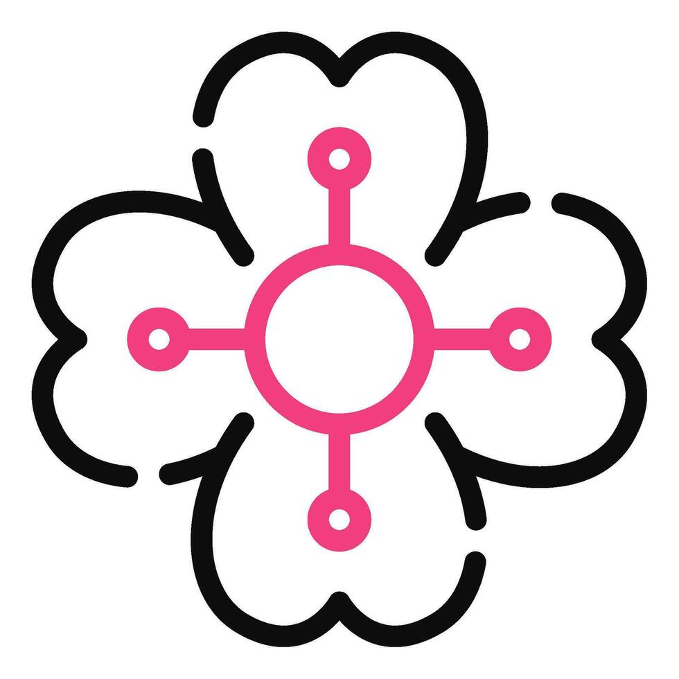 Cherry Blossom icon illustration, for UIUX, Infographic, etc vector