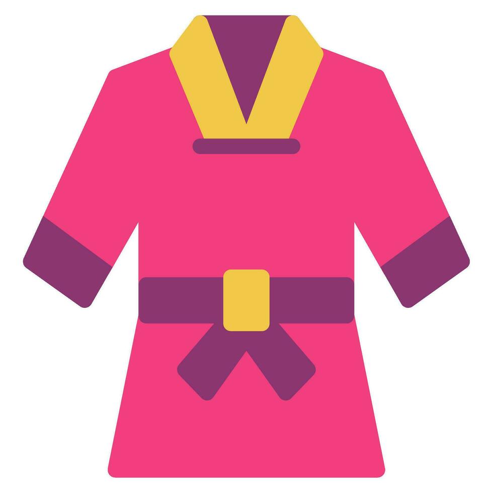 taekwondo icono ilustración, para uiux, infografía, etc vector