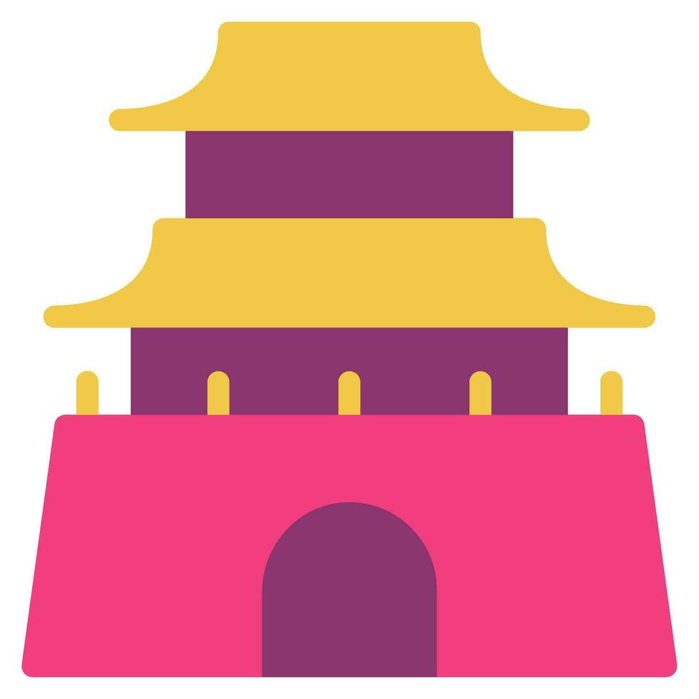 Seoul icon illustration, for UIUX, Infographic, etc vector