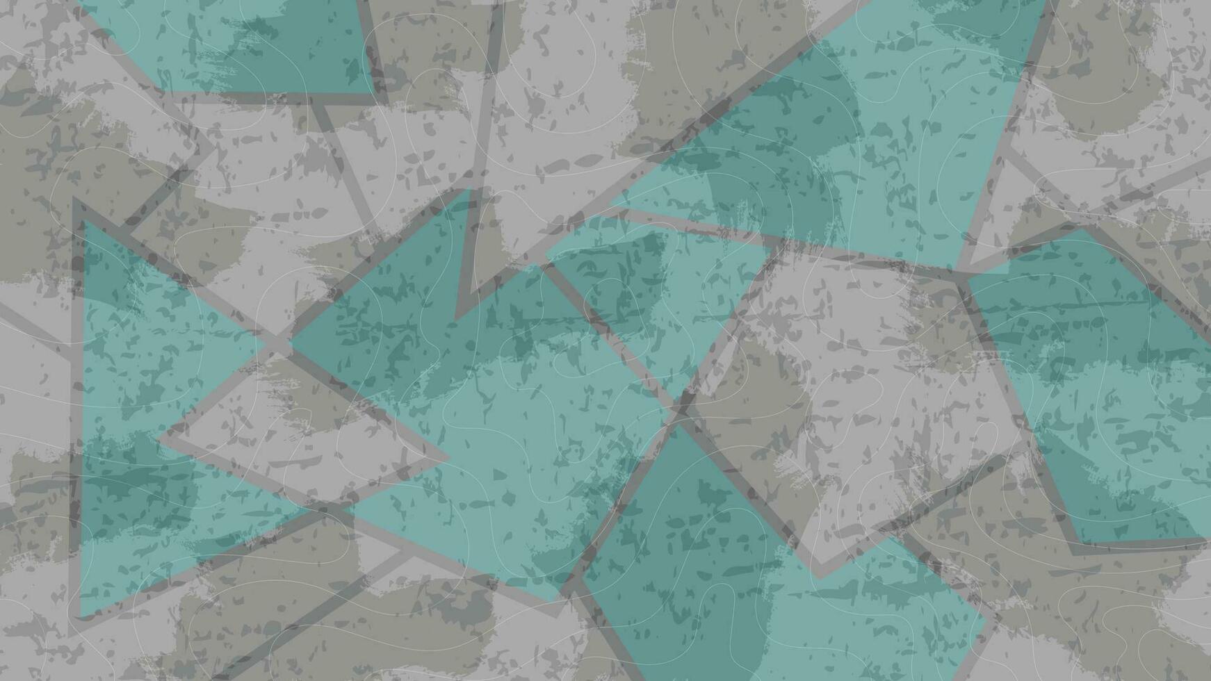 Geometric abstract mosaic grunge background vector