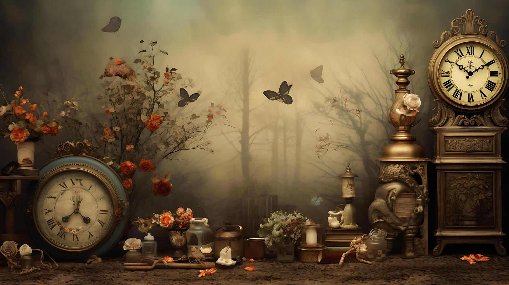 beautiful nature vintage background photo