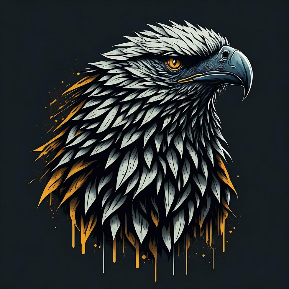 hawk face logo photo