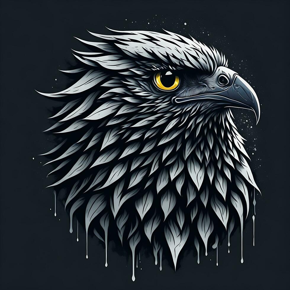 hawk face logo photo