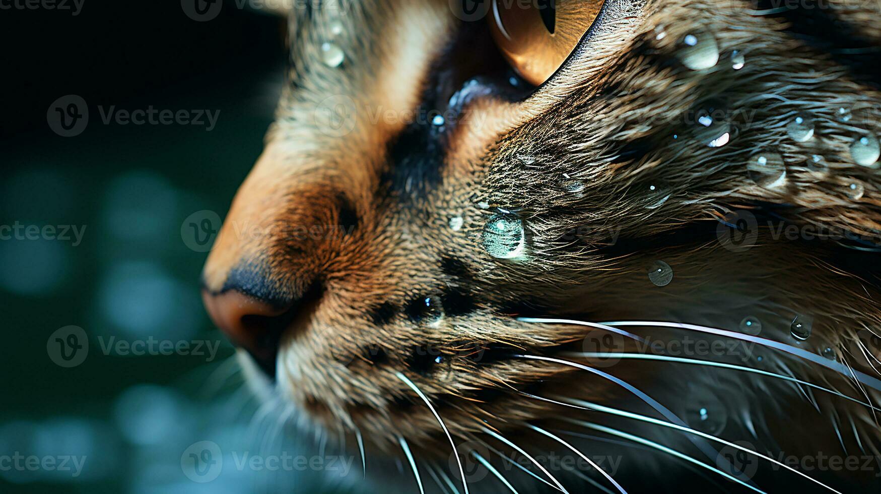 hermosa gato imagen, linda felino animal antecedentes imagen, ai generado foto