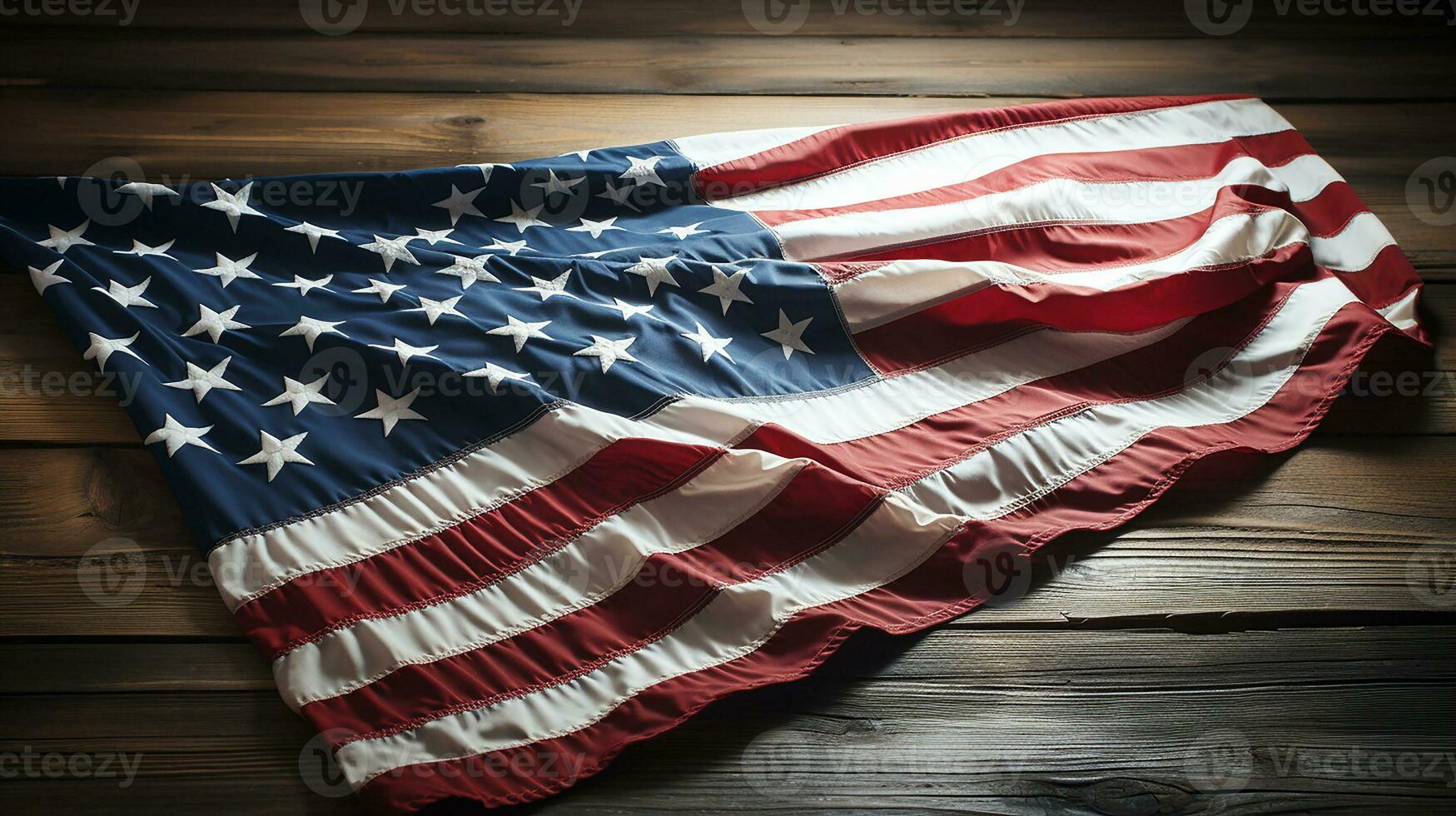 Original american flag background image, high resolution AI Generated photo