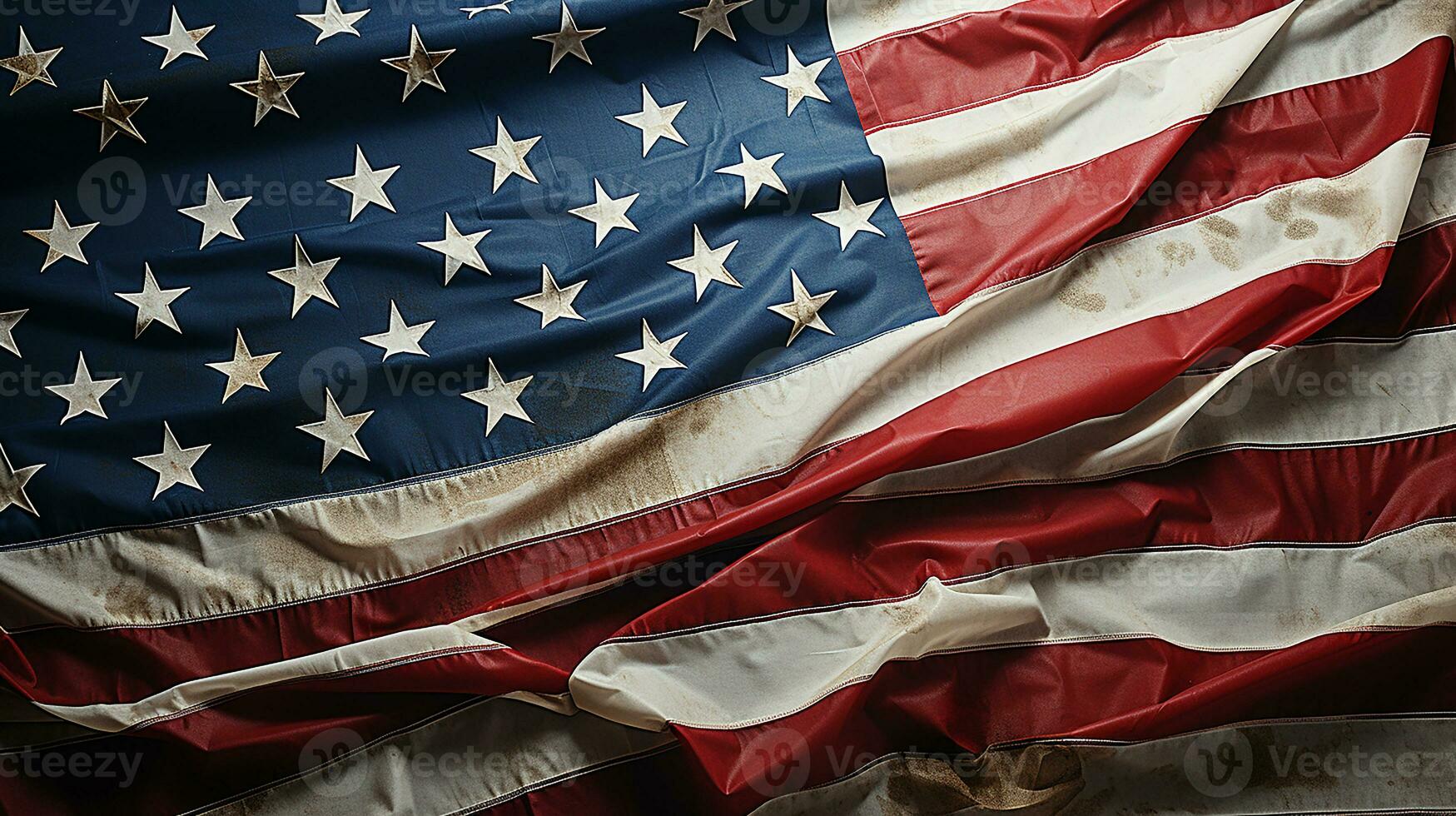 Original american flag background image, high resolution AI Generated photo
