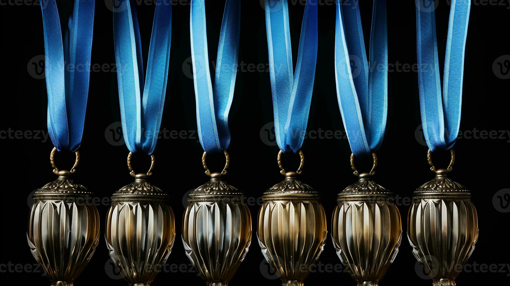 New digital coins, cryptocurrency background image, AI Generated photo