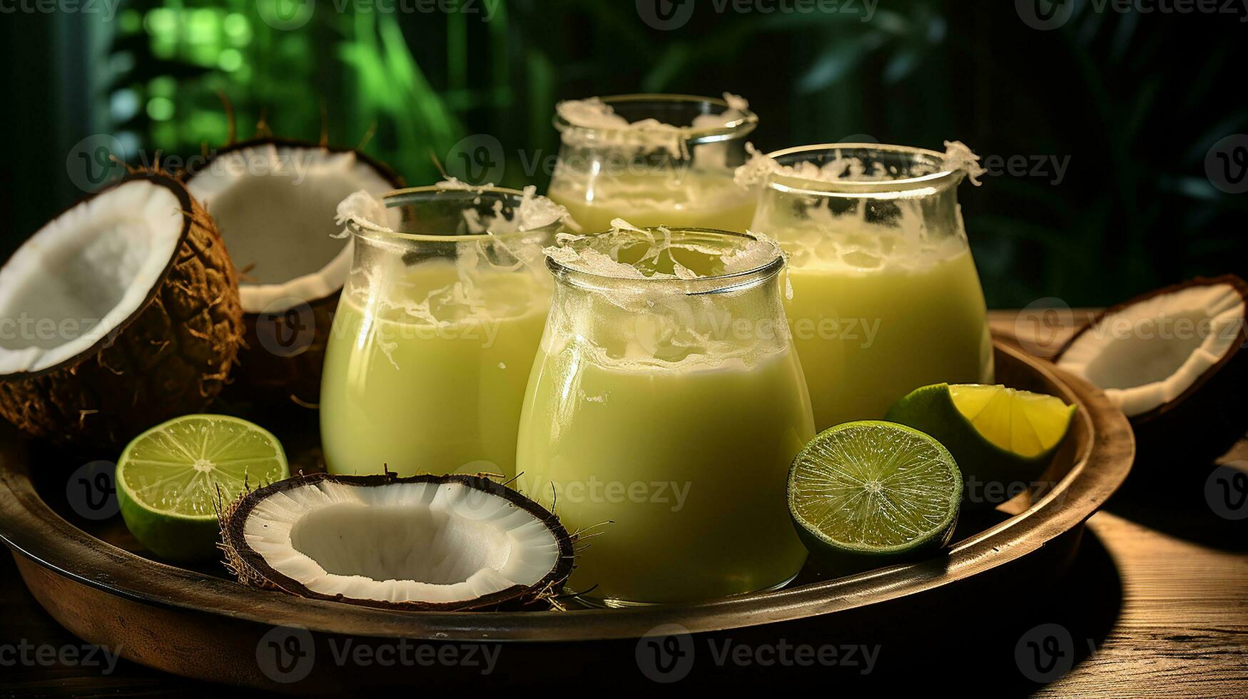 el vaso de jugo y Fruta bebida antecedentes foto