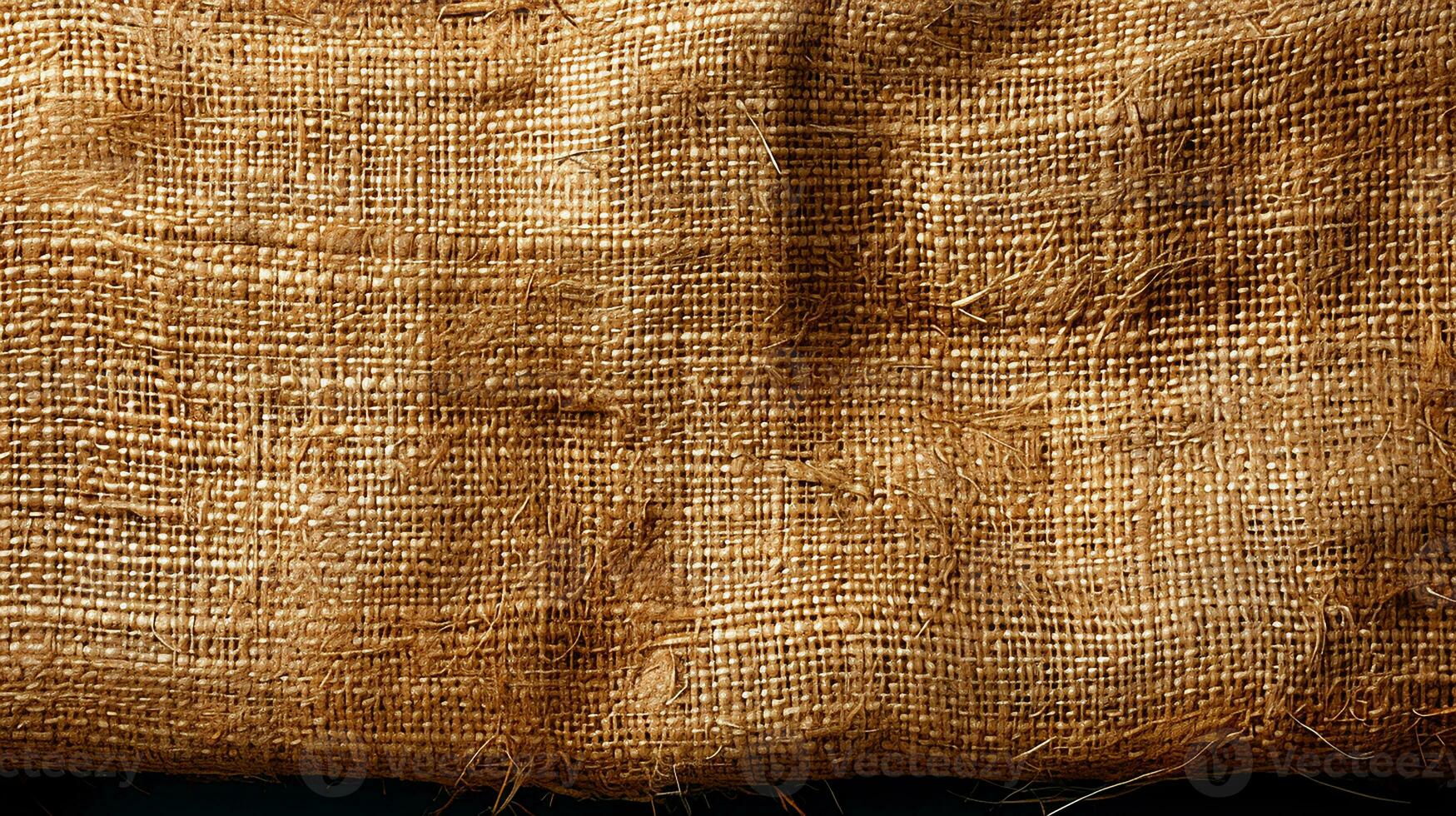 Old canvas goni texture background, AI Generated photo