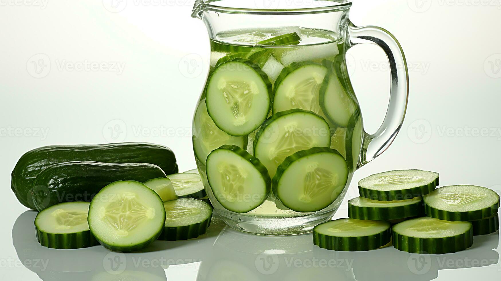 Fresh lemonade with lime and mint, AI Generated photo