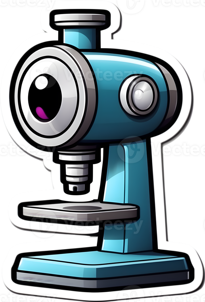 microscope ai generative png