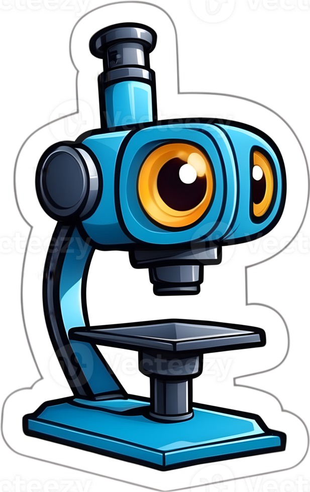 microscope ai generative png