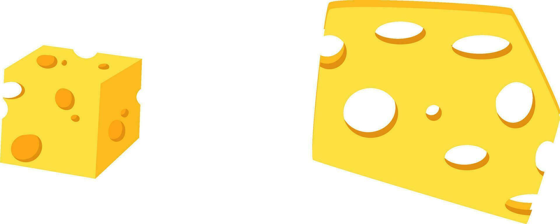 cheese run set vector