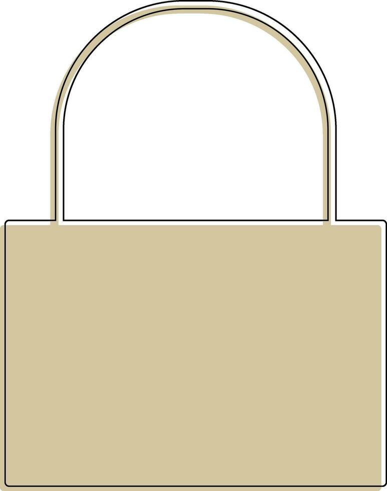 Lock icon for decoration and design. vector