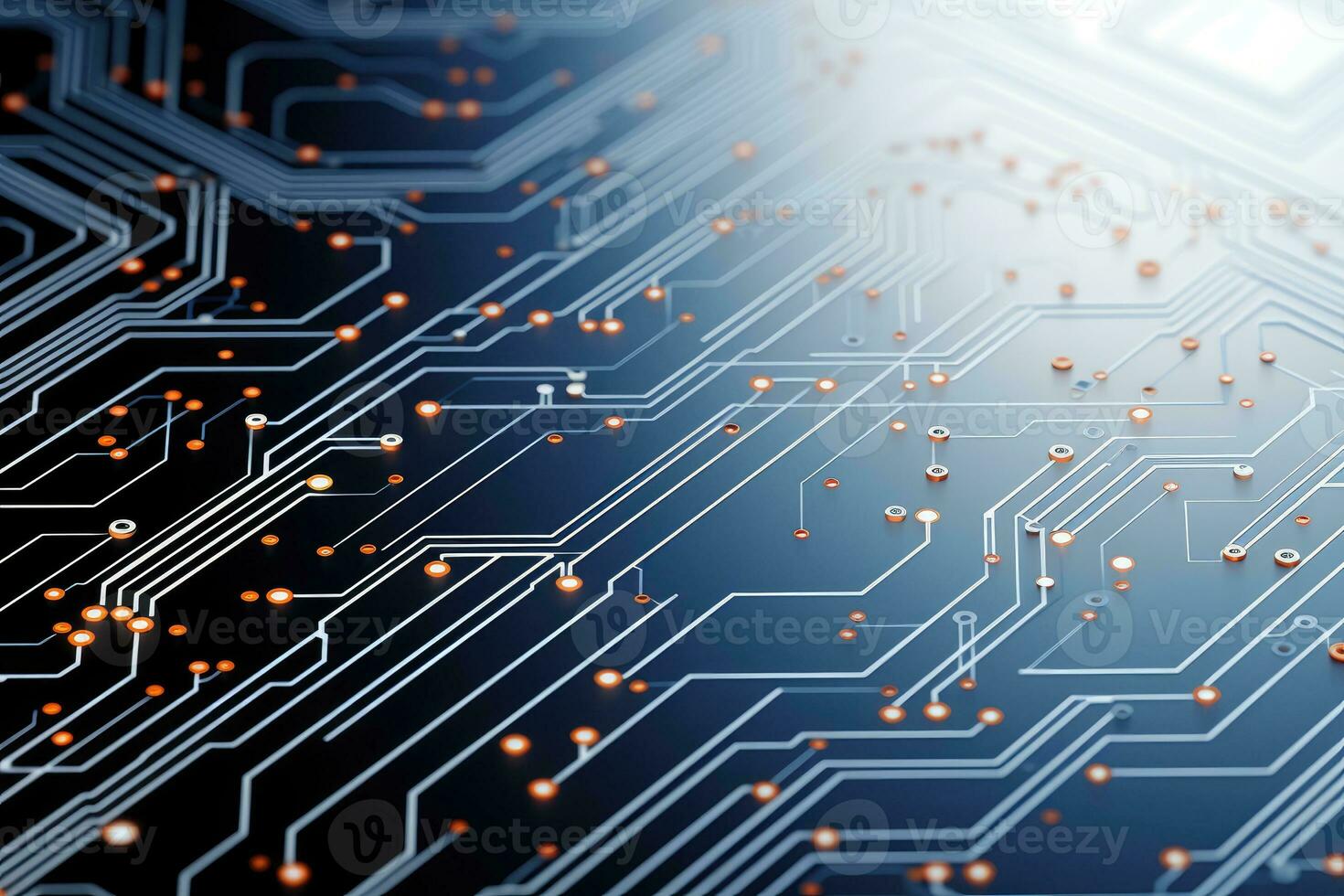 abstract technology electronic circuit board AI Generated photo