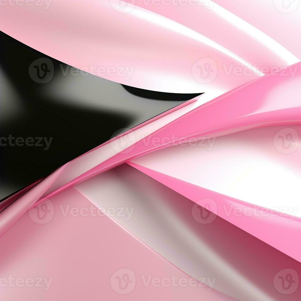 Abstract texture in black pink white color with wave effect, liquid, fabric photo
