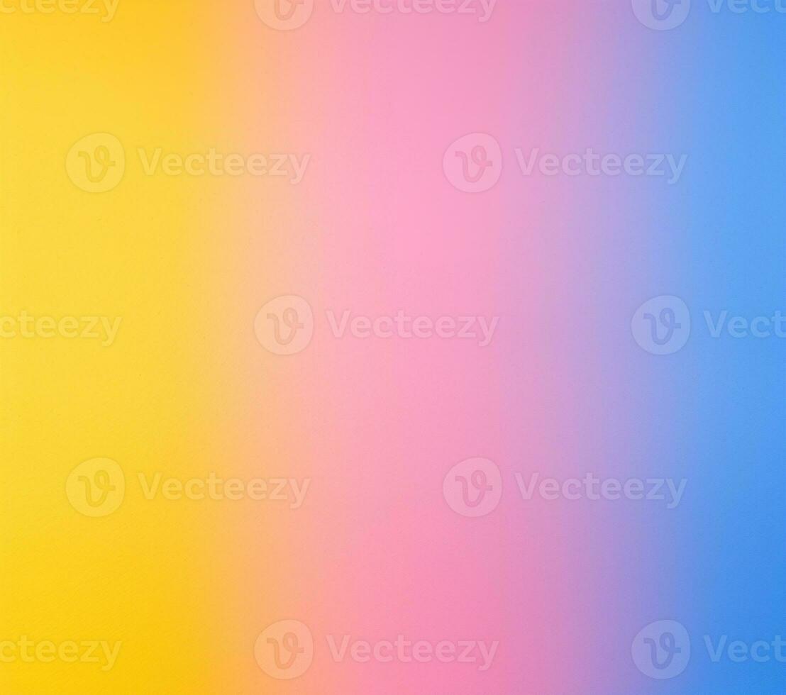 Simple abstract background in blue pink and yellow color, empty space for text and design photo