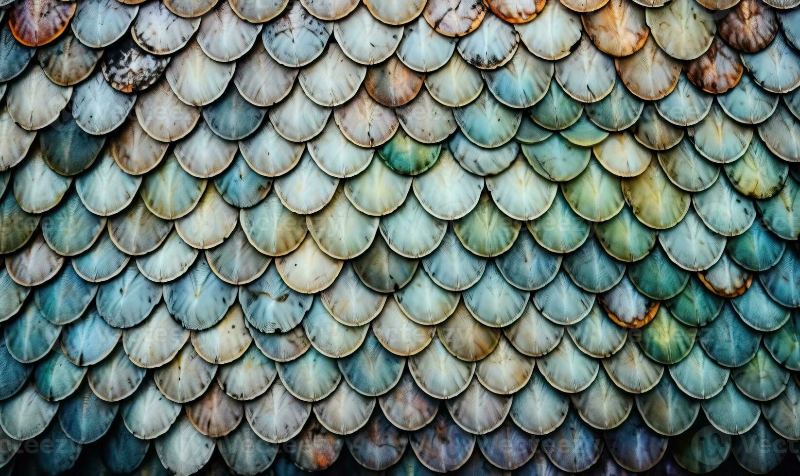 Abstract art inspired by the patterns of seashell textures Creating using generative AI tools photo