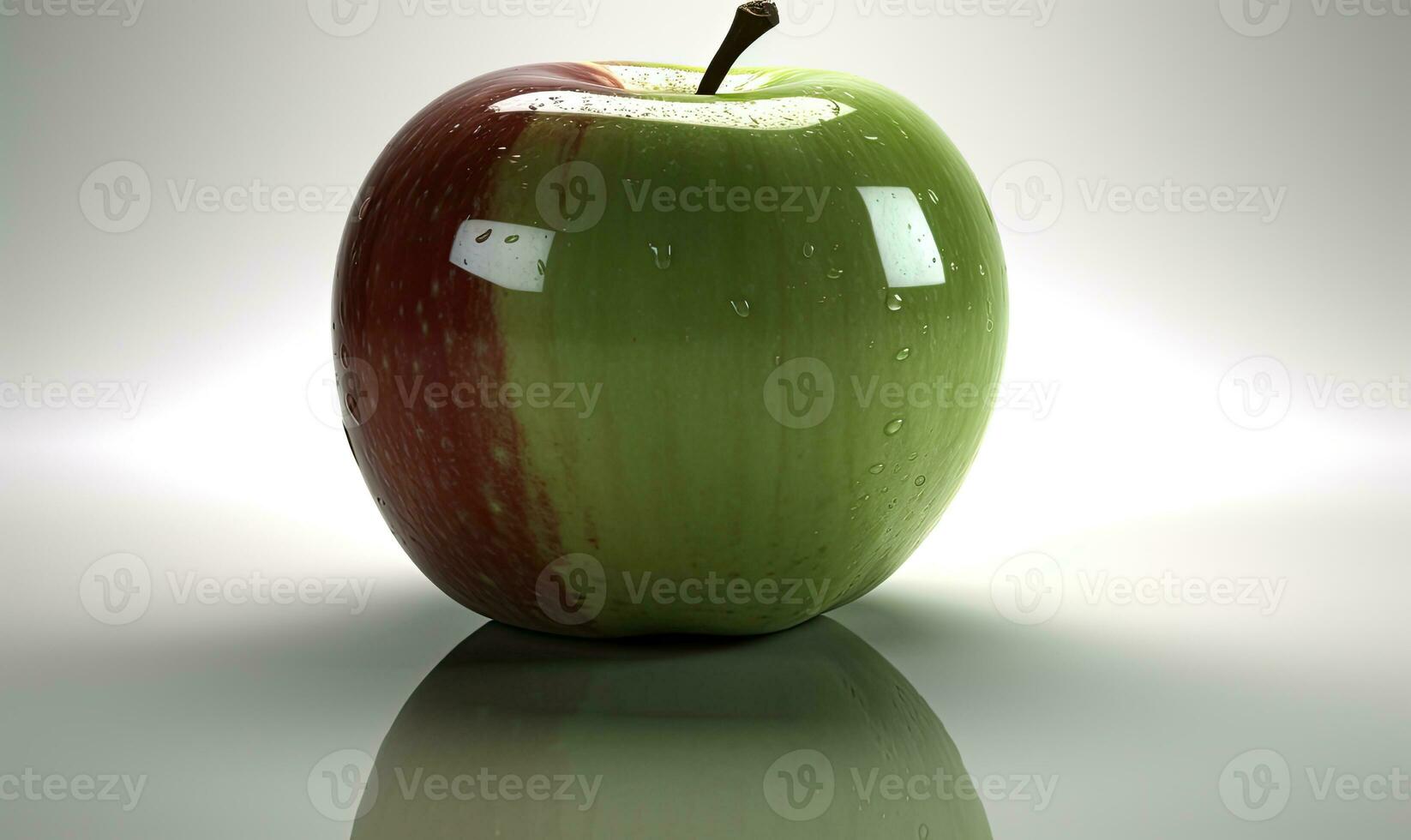 Green fresh apple. Creating using generative AI tools. Creating using generative AI tools photo