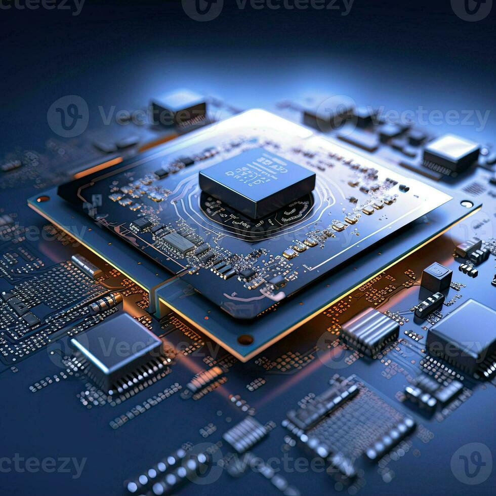 AI 3D Advanced Technology Artificial Intelligence Technology photo