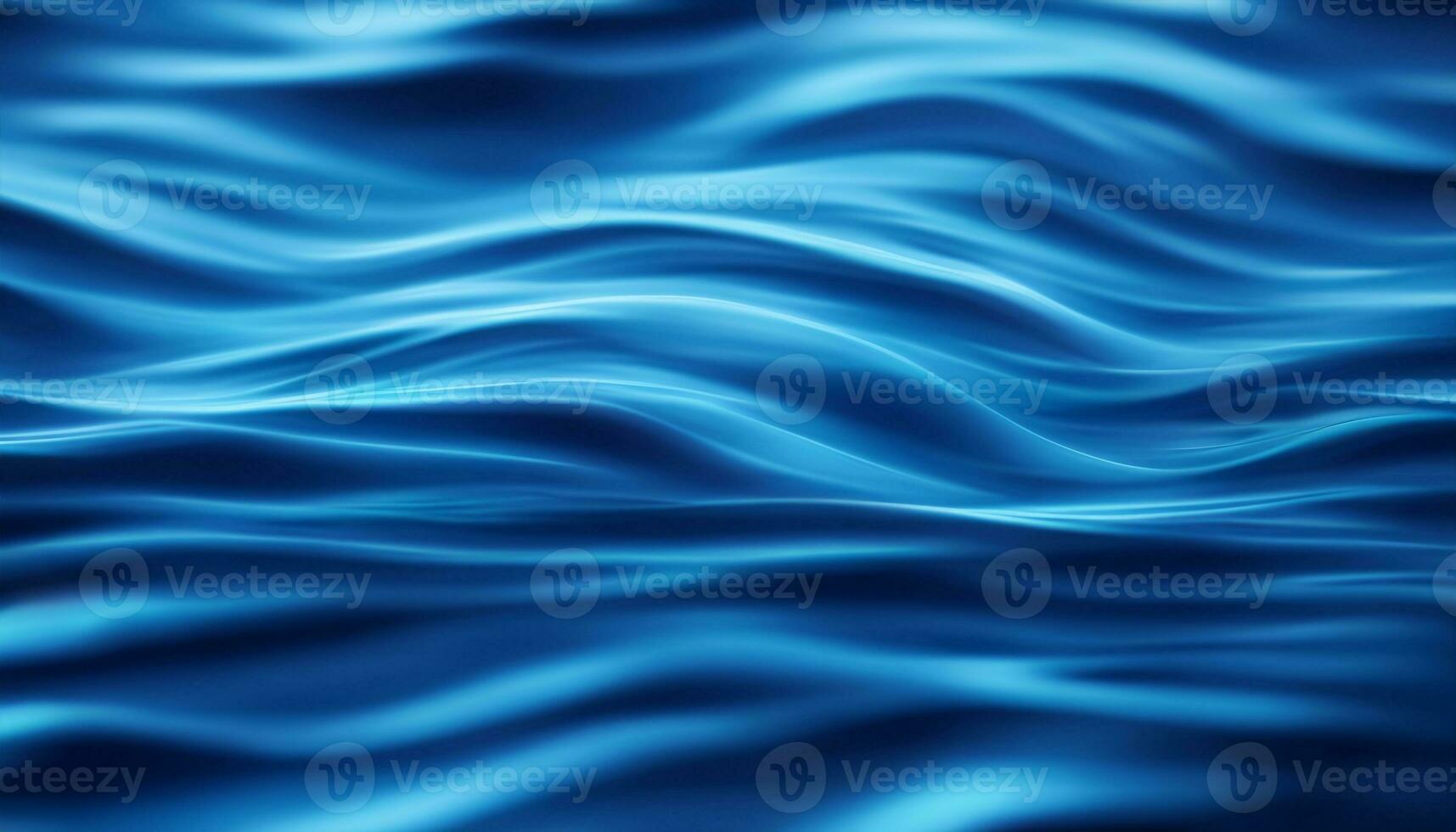 Abstract blue water waves background with liquid fluid texture AI Generative photo