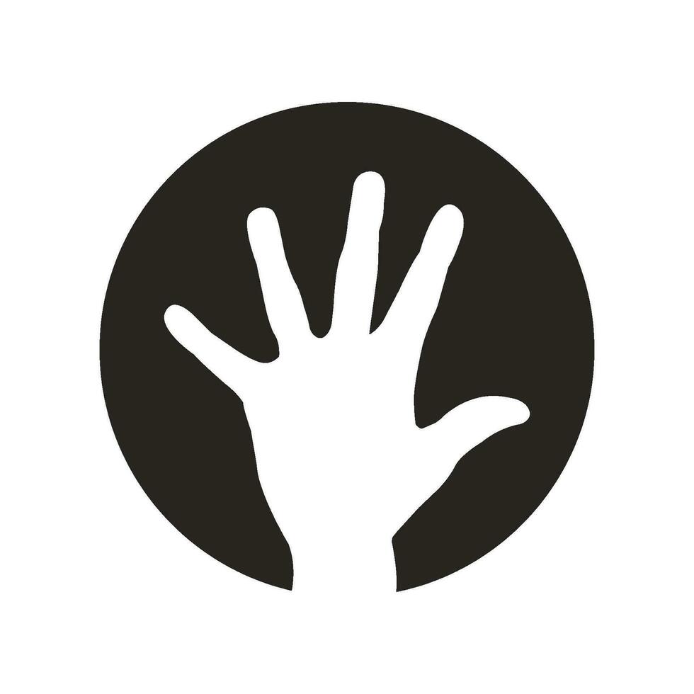 Hand Palm icon vector