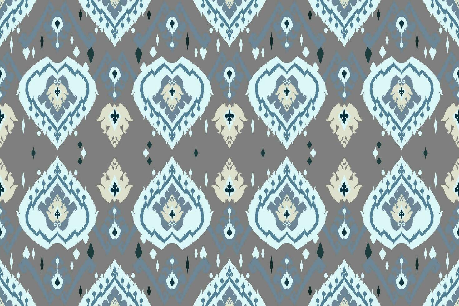 ikat tribal indio sin costura modelo. étnico azteca tela alfombra mandala ornamento nativo boho cheurón textil.geometrico africano americano oriental tradicional vector ilustraciones. bordado estilo.