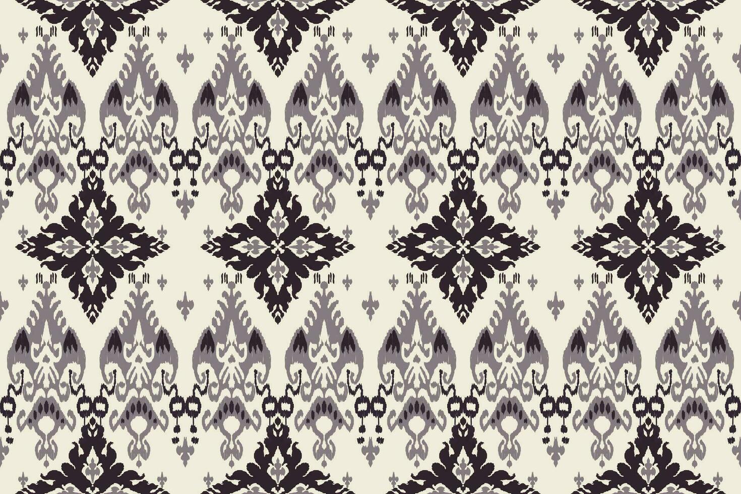 ikat tribal indio sin costura modelo. étnico azteca tela alfombra mandala ornamento nativo boho cheurón textil.geometrico africano americano oriental tradicional vector ilustraciones. bordado estilo.