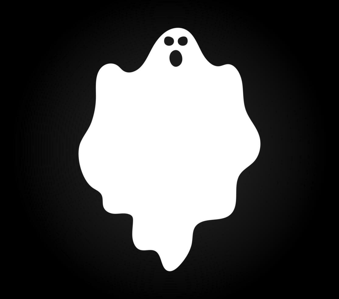 fantasma blanco de halloween vector