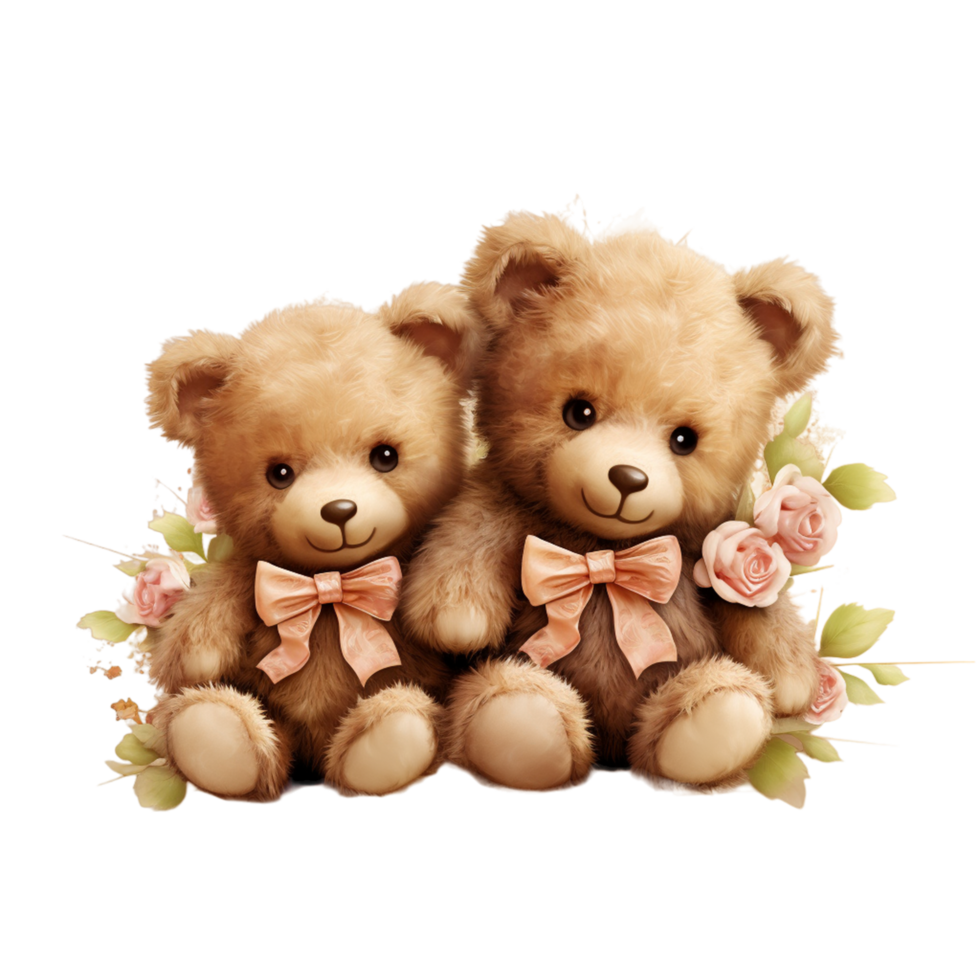 Teddy bear High definition television Ai Generative png