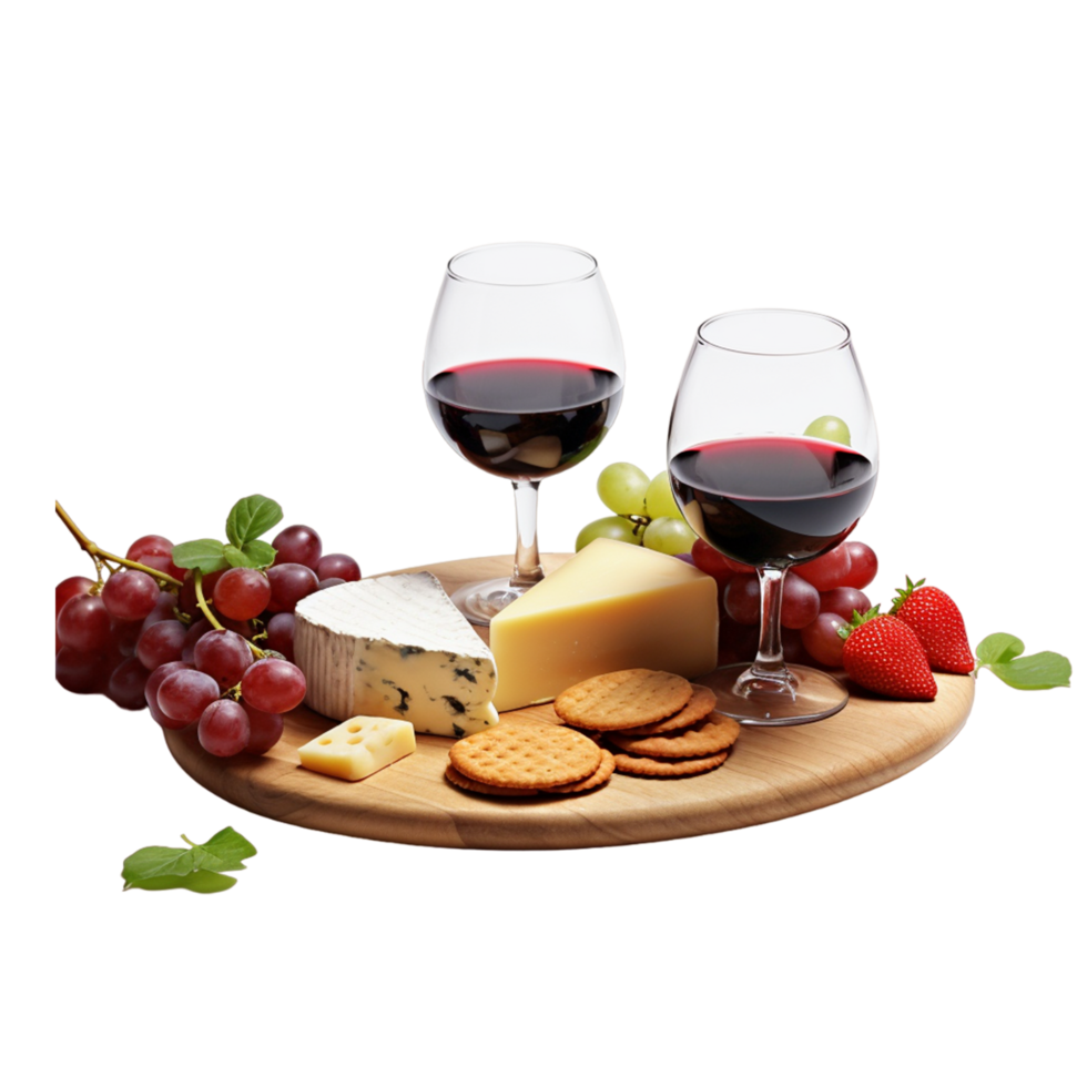 bottiglie con vino ai generativo png