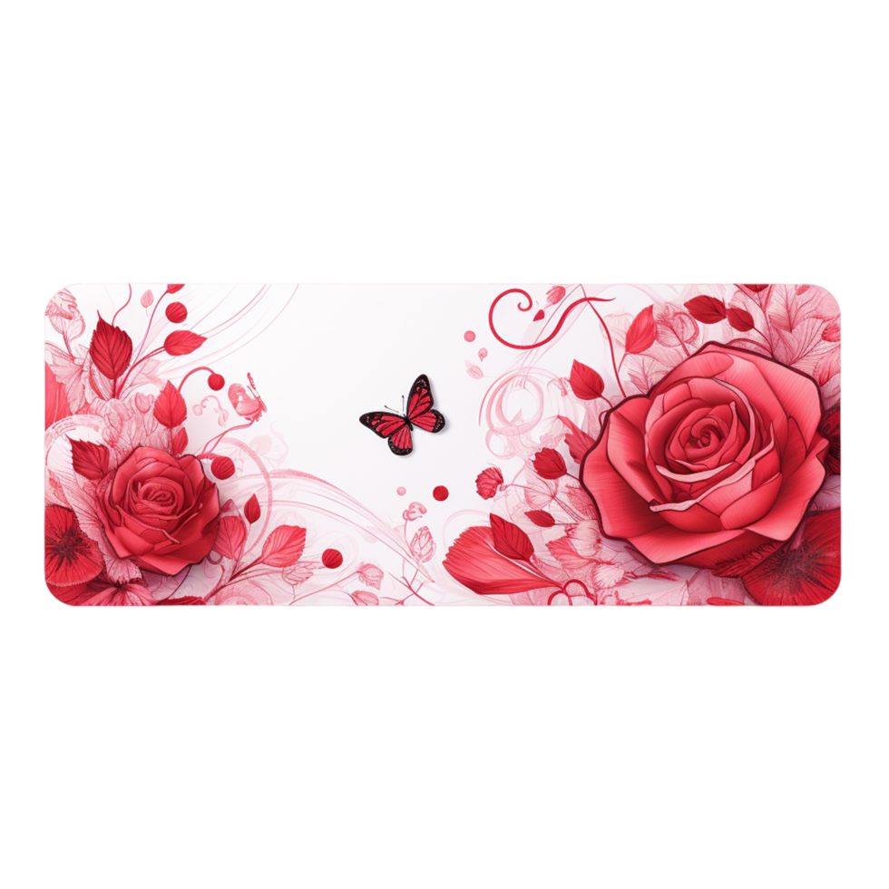 Rose Web banner Ai Generative png