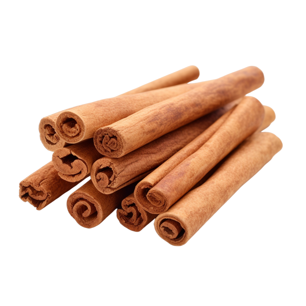 Cinnamon sticks stacked Ai Generative 33529268 PNG