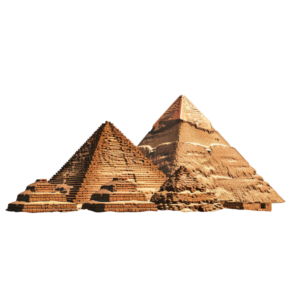 Giza pyramid complex Oda Ai Generative png